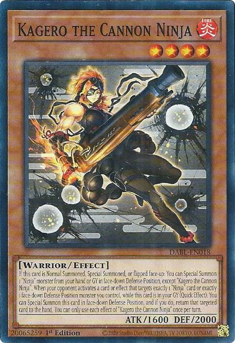 Kagero the Cannon Ninja [DABL-EN018] Common | Exor Games Summserside
