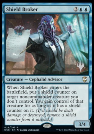 Shield Broker (Promo Pack) [Streets of New Capenna Commander Promos] | Exor Games Summserside