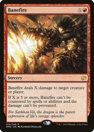 Banefire [Modern Masters 2015] | Exor Games Summserside