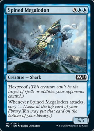 Spined Megalodon [Core Set 2021] | Exor Games Summserside