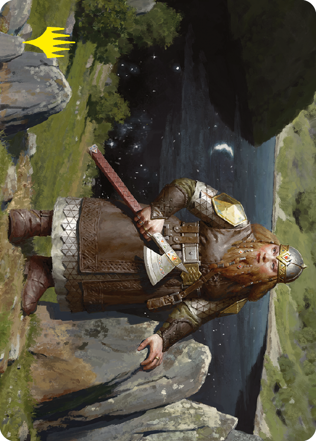Mirrormere Guardian Art Card (Gold-Stamped Signature) [The Lord of the Rings: Tales of Middle-earth Art Series] | Exor Games Summserside