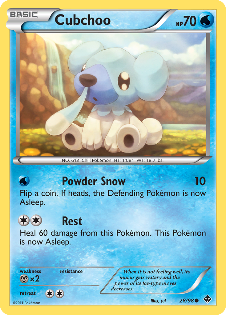 Cubchoo (28/98) [Black & White: Emerging Powers] | Exor Games Summserside