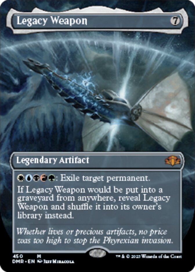 Legacy Weapon (Borderless Alternate Art) [Dominaria Remastered] | Exor Games Summserside