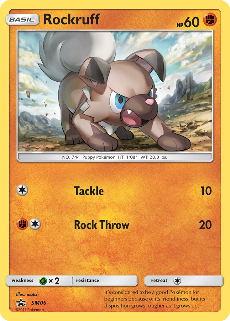 Rockruff (SM06) [Sun & Moon: Black Star Promos] | Exor Games Summserside