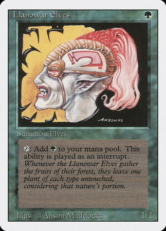 Llanowar Elves [Revised Edition] | Exor Games Summserside