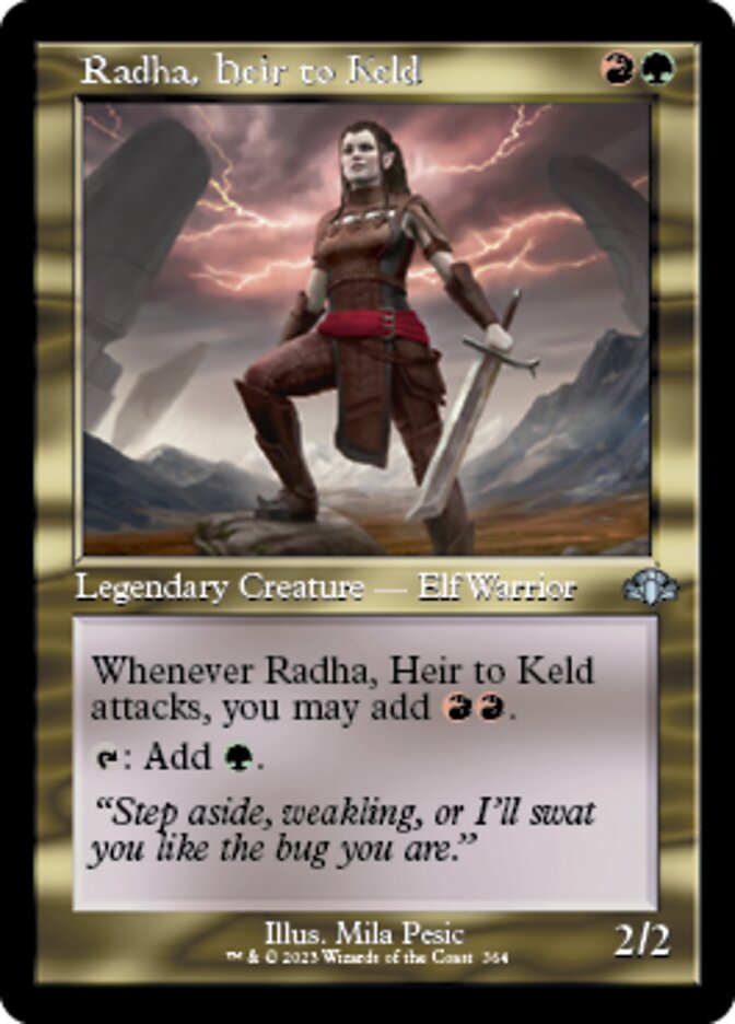 Radha, Heir to Keld (Retro) [Dominaria Remastered] | Exor Games Summserside