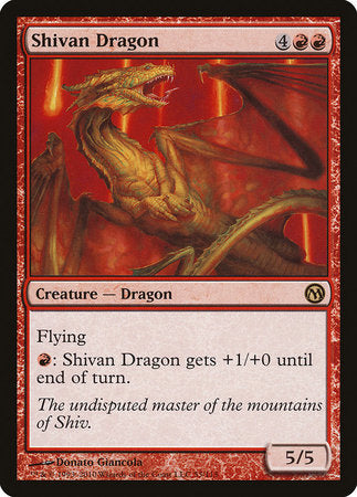 Shivan Dragon [Duels of the Planeswalkers] | Exor Games Summserside