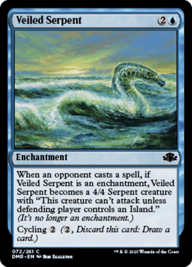 Veiled Serpent [Dominaria Remastered] | Exor Games Summserside