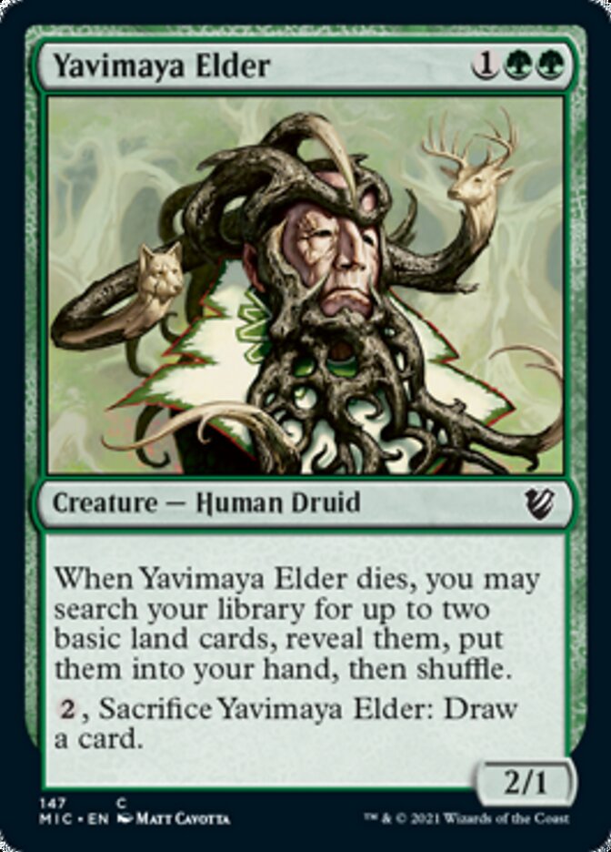 Yavimaya Elder [Innistrad: Midnight Hunt Commander] | Exor Games Summserside