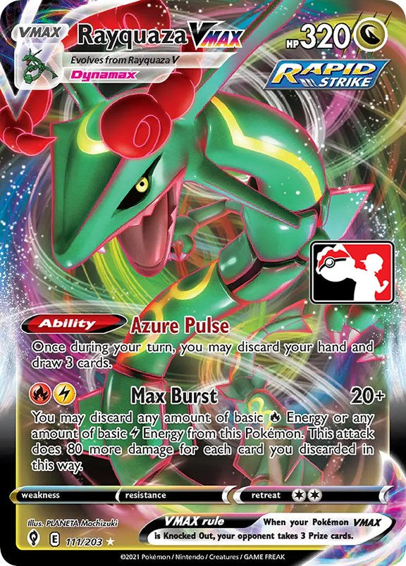 Rayquaza VMAX (111/203) [Prize Pack Series One] | Exor Games Summserside