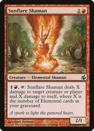 Sunflare Shaman [Morningtide] | Exor Games Summserside