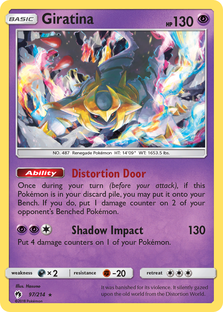 Giratina (97/214) [Sun & Moon: Lost Thunder] | Exor Games Summserside