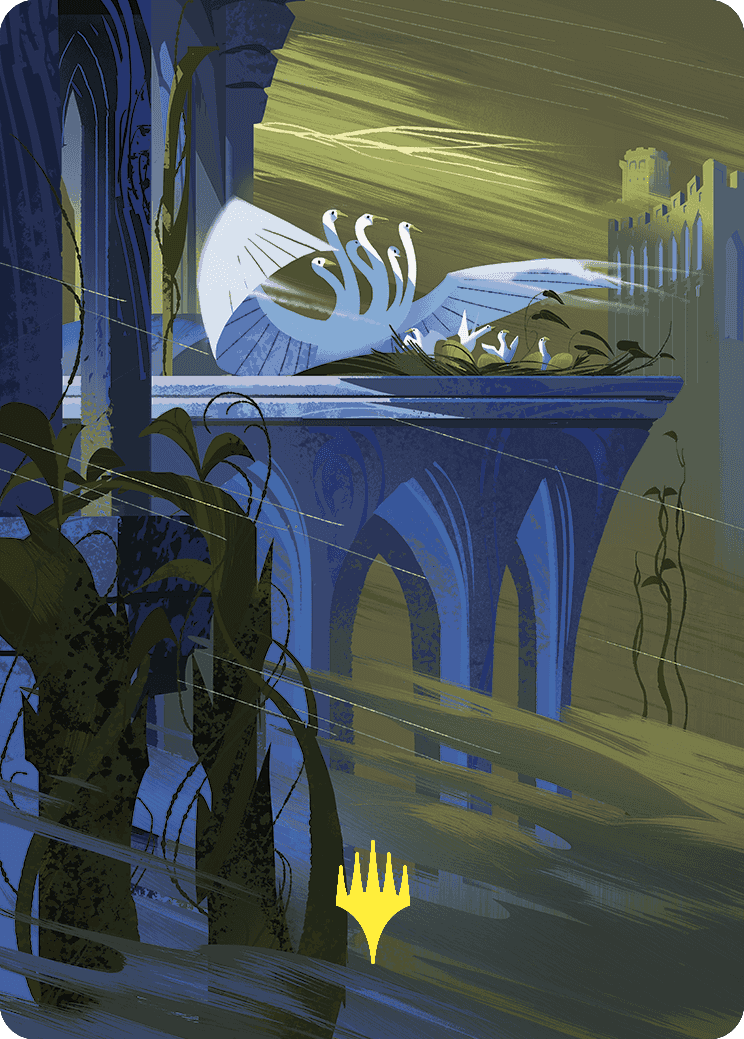 Doubling Season Art Card (Gold-Stamped Planeswalker Symbol) [Wilds of Eldraine Art Series] | Exor Games Summserside
