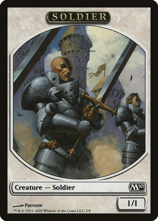 Soldier Token [Magic 2010 Tokens] | Exor Games Summserside