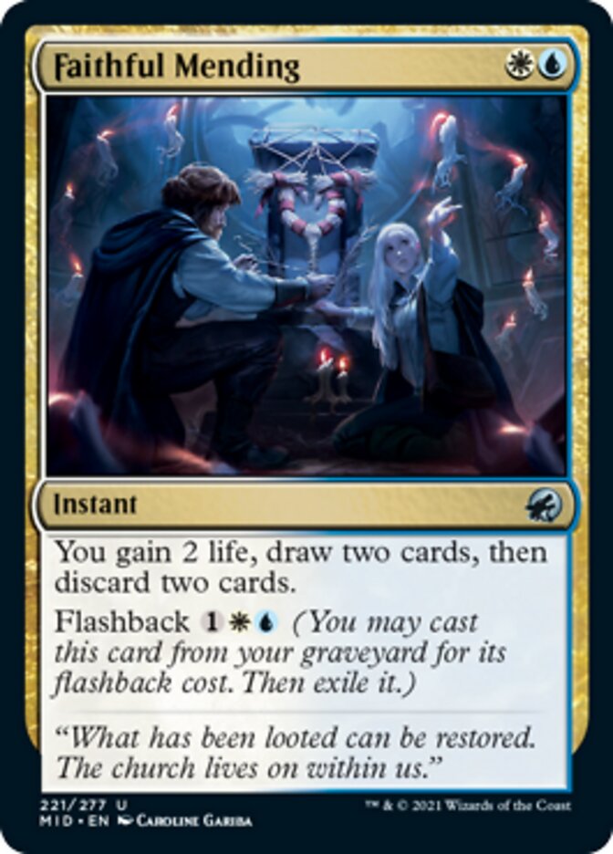 Faithful Mending [Innistrad: Midnight Hunt] | Exor Games Summserside