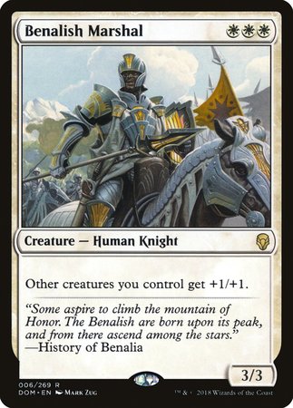 Benalish Marshal [Dominaria] | Exor Games Summserside