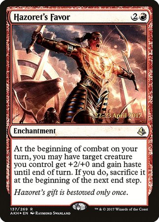 Hazoret's Favor [Amonkhet Promos] | Exor Games Summserside