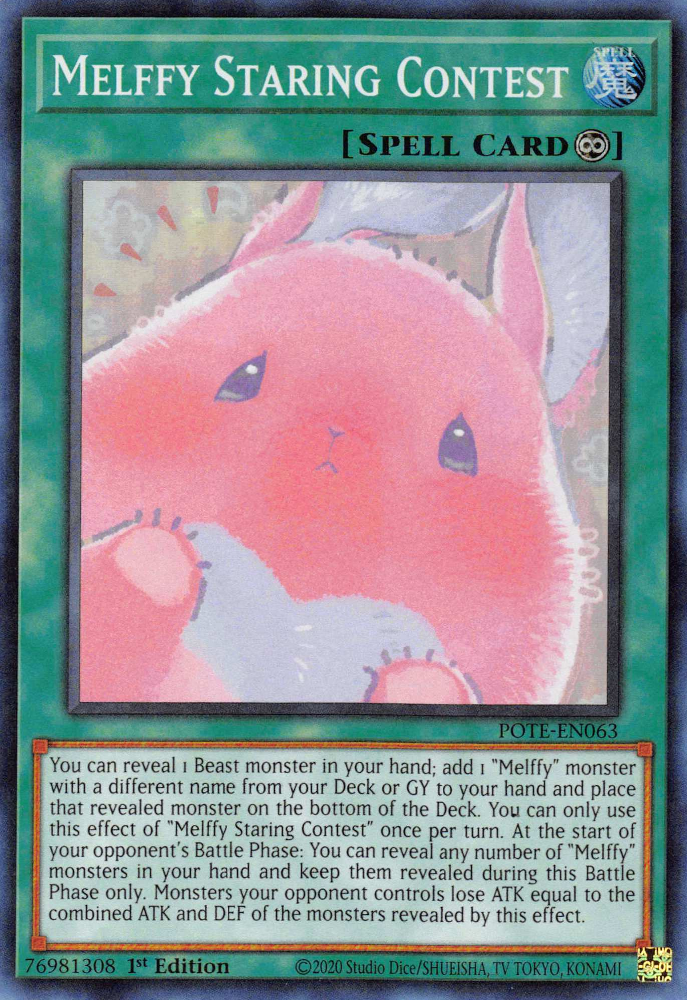 Melffy Staring Contest [POTE-EN063] Super Rare | Exor Games Summserside