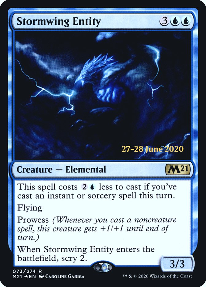 Stormwing Entity  [Core Set 2021 Prerelease Promos] | Exor Games Summserside