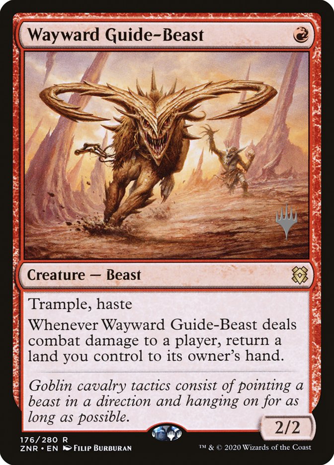 Wayward Guide-Beast (Promo Pack) [Zendikar Rising Promos] | Exor Games Summserside