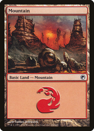 Mountain (242) [Scars of Mirrodin] | Exor Games Summserside