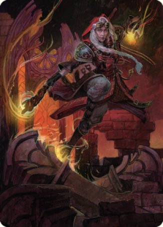 Jaya, Fiery Negotiator Art Card 2 [Dominaria United Art Series] | Exor Games Summserside