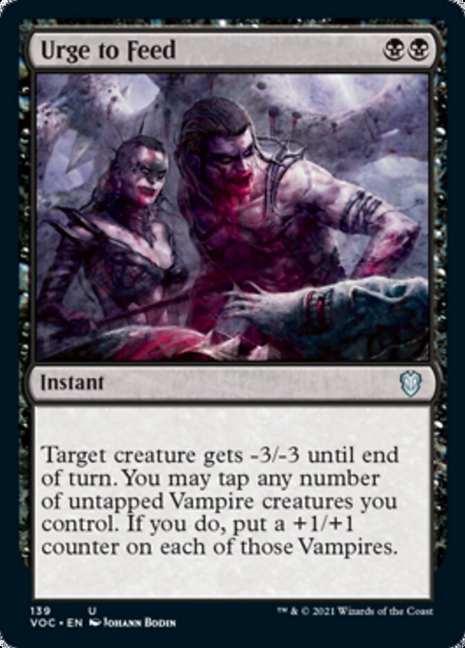 Urge to Feed [Innistrad: Crimson Vow Commander] | Exor Games Summserside