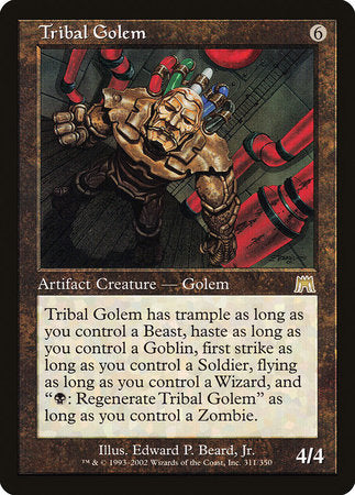 Tribal Golem [Onslaught] | Exor Games Summserside