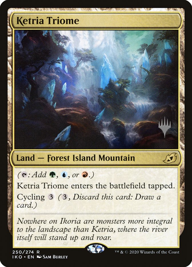 Ketria Triome (Promo Pack) [Ikoria: Lair of Behemoths Promos] | Exor Games Summserside