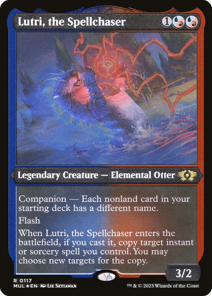 Lutri, the Spellchaser (Foil Etched) [Multiverse Legends] | Exor Games Summserside