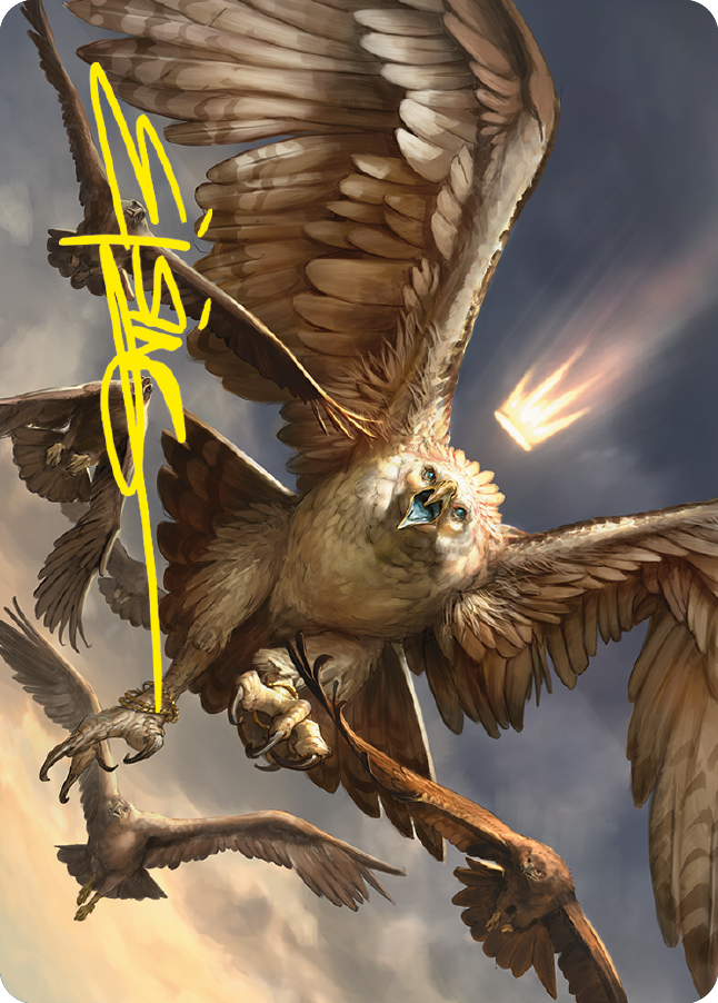 Gwaihir, Greatest of the Eagles Art Card (Gold-Stamped Signature) [The Lord of the Rings: Tales of Middle-earth Art Series] | Exor Games Summserside