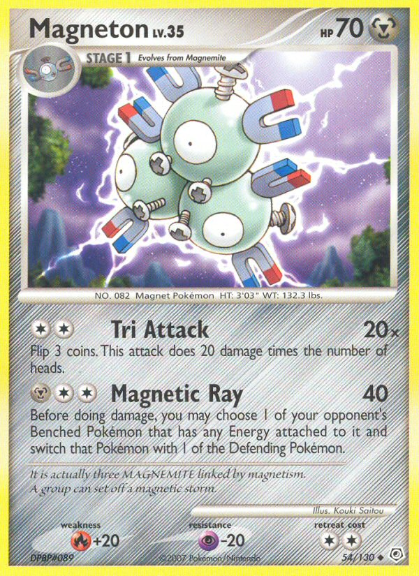 Magneton (54/130) [Diamond & Pearl: Base Set] | Exor Games Summserside