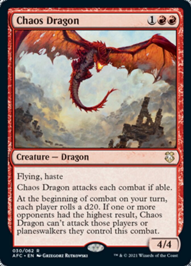 Chaos Dragon [Dungeons & Dragons: Adventures in the Forgotten Realms Commander] | Exor Games Summserside