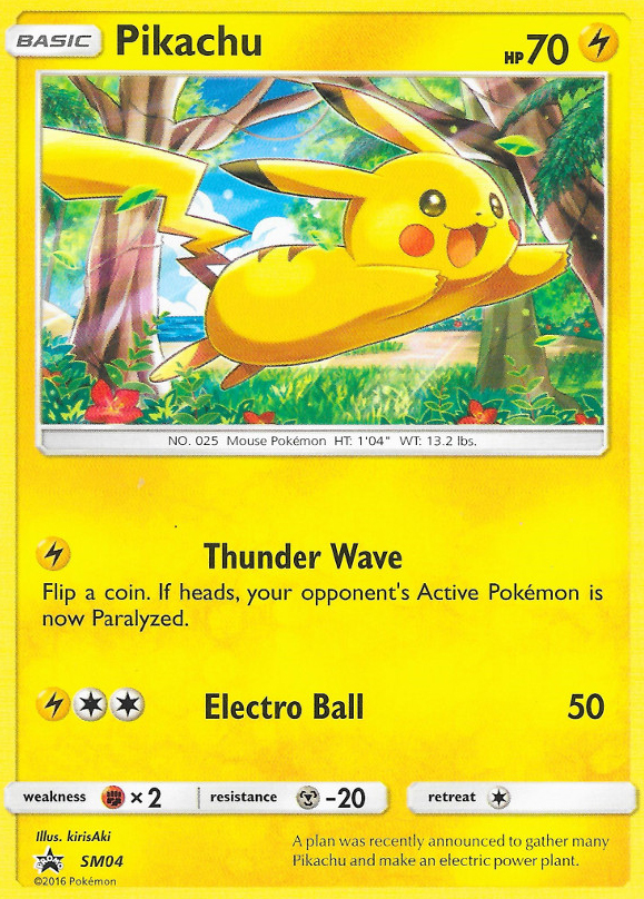 Pikachu (SM04) [Sun & Moon: Black Star Promos] | Exor Games Summserside