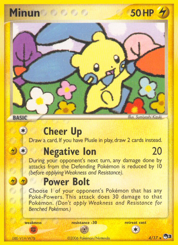 Minun (4/17) [POP Series 3] | Exor Games Summserside