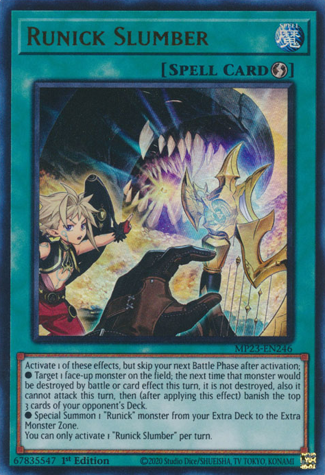 Runick Slumber [MP23-EN246] Ultra Rare | Exor Games Summserside
