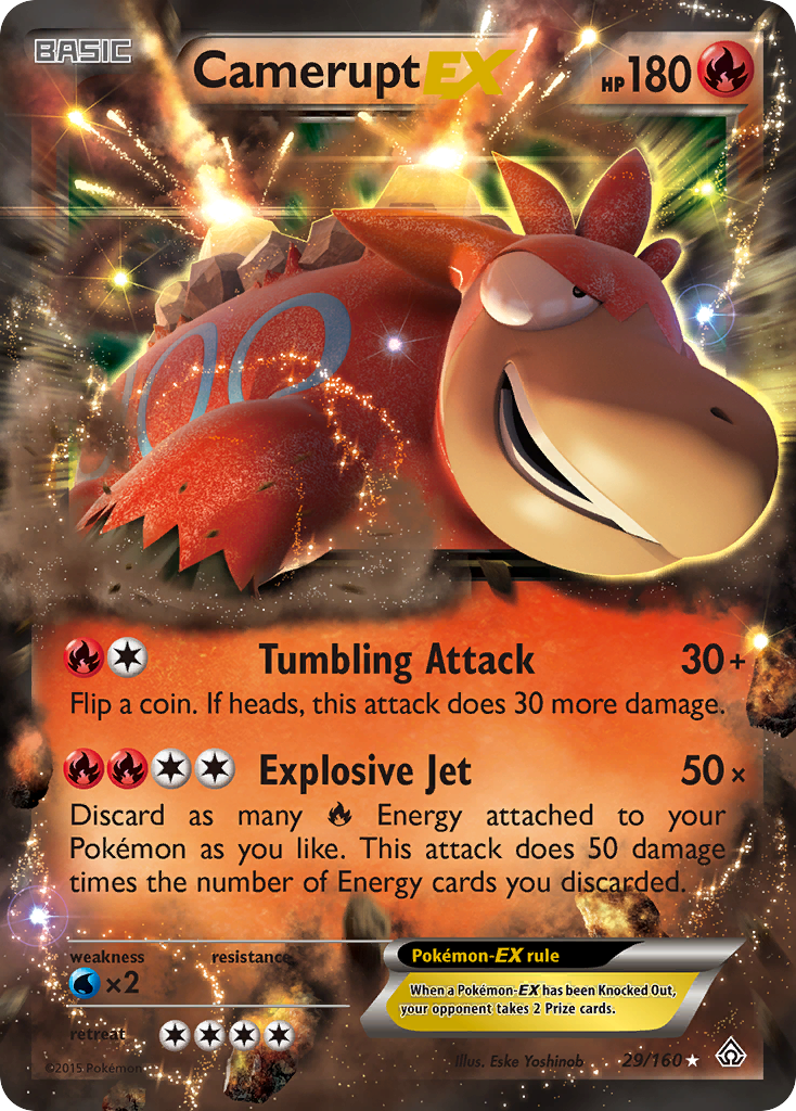 Camerupt EX (29/160) [XY: Primal Clash] | Exor Games Summserside