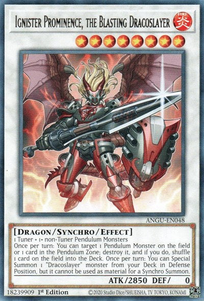 Ignister Prominence, the Blasting Dracoslayer (Rare) [ANGU-EN048] Rare | Exor Games Summserside