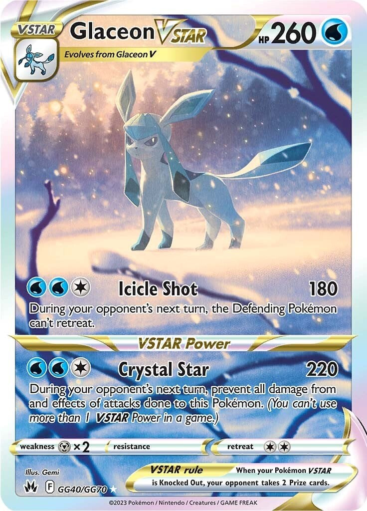 Glaceon VSTAR (GG40/GG70) [Sword & Shield: Crown Zenith] | Exor Games Summserside