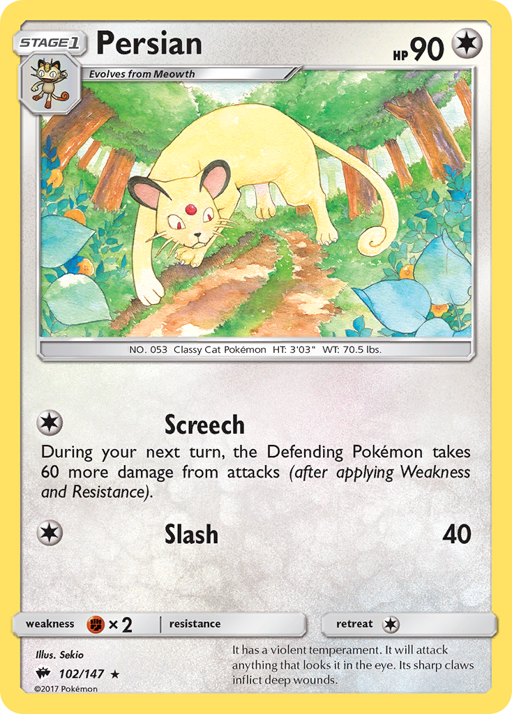 Persian (102/147) [Sun & Moon: Burning Shadows] | Exor Games Summserside