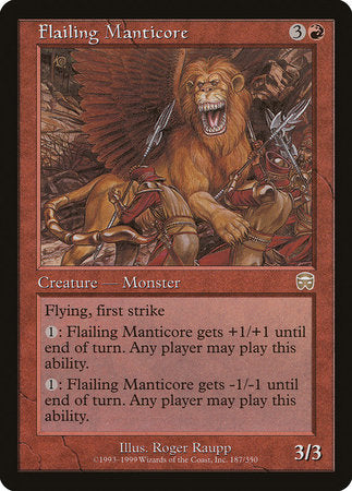 Flailing Manticore [Mercadian Masques] | Exor Games Summserside