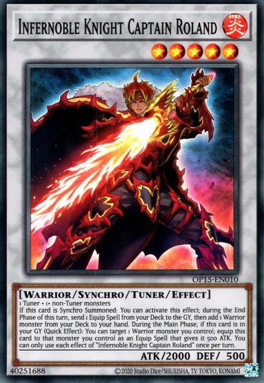 Infernoble Knight Captain Roland [OP15-EN010] Super Rare | Exor Games Summserside