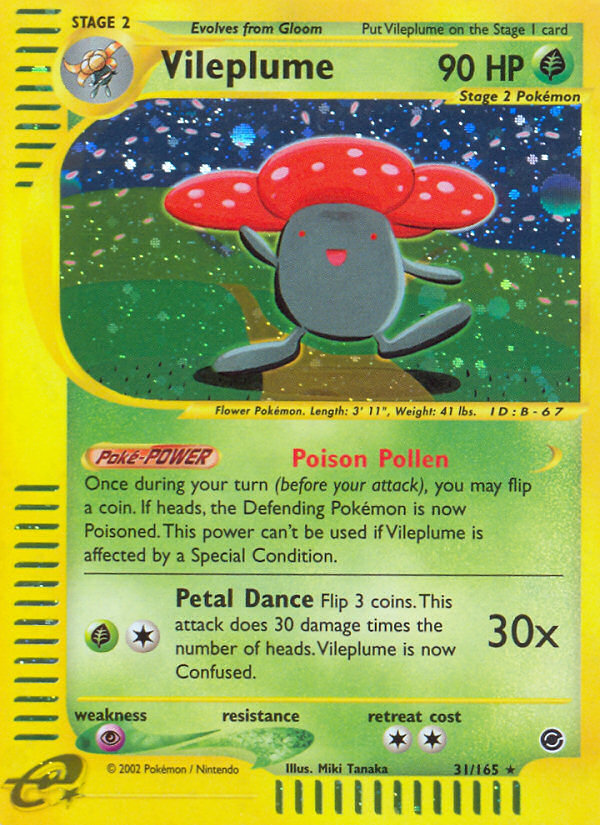 Vileplume (31/165) [Expedition: Base Set] | Exor Games Summserside