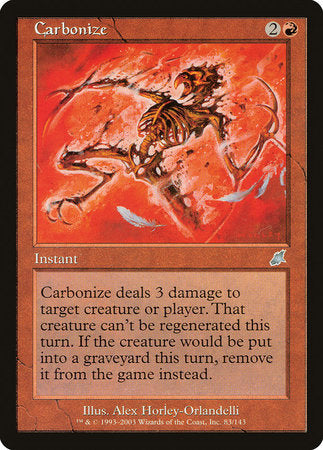 Carbonize [Scourge] | Exor Games Summserside
