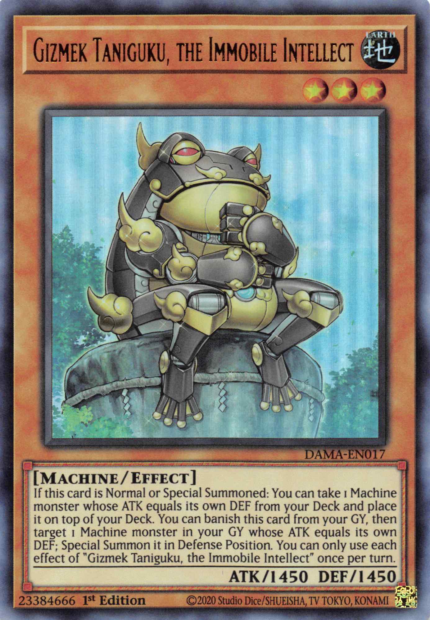 Gizmek Taniguku, the Immobile Intellect [DAMA-EN017] Ultra Rare | Exor Games Summserside