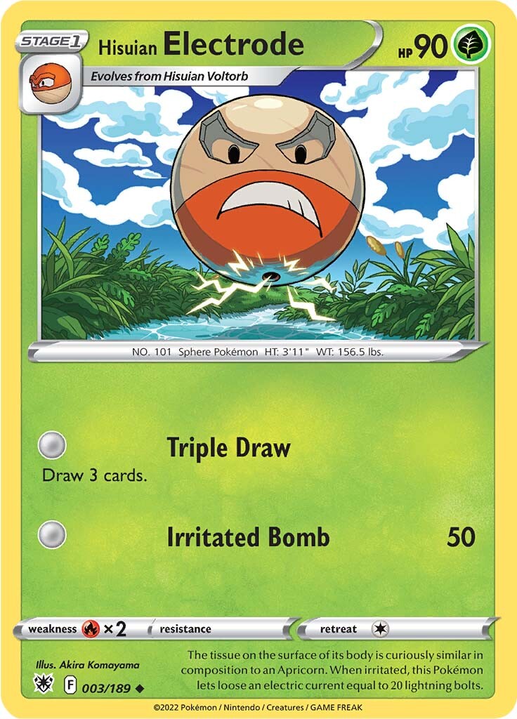 Hisuian Electrode (003/189) [Sword & Shield: Astral Radiance] | Exor Games Summserside