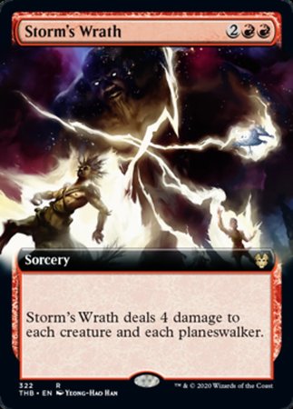 Storm's Wrath (Extended Art) [Theros Beyond Death] | Exor Games Summserside