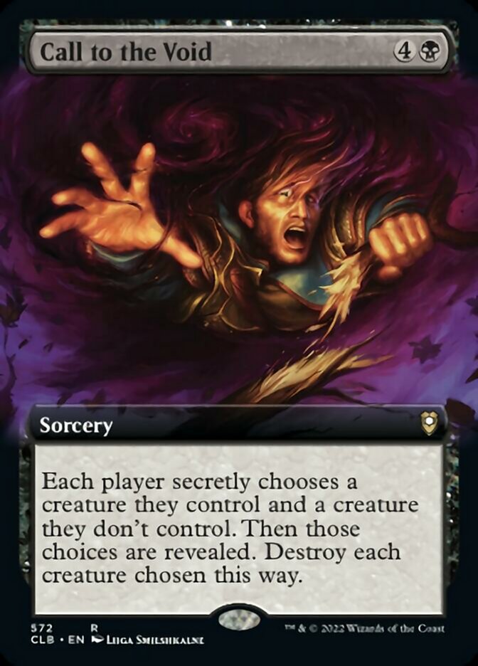 Call to the Void (Extended Art) [Commander Legends: Battle for Baldur's Gate] | Exor Games Summserside