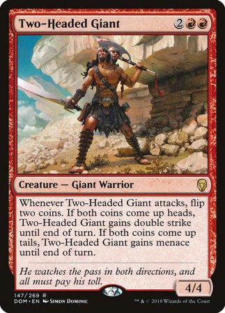 Two-Headed Giant [Dominaria] | Exor Games Summserside