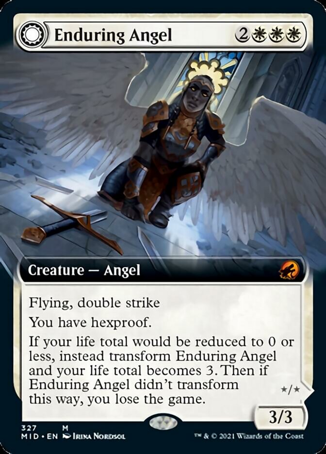 Enduring Angel // Angelic Enforcer (Extended) [Innistrad: Midnight Hunt] | Exor Games Summserside